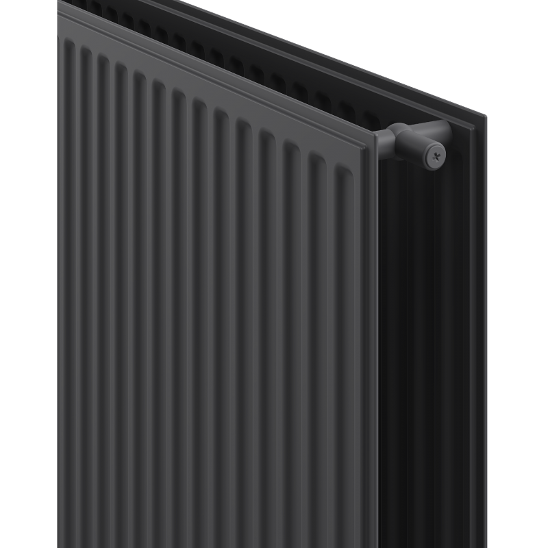 Mexen CH20 Hygiene flat panel radiator 900 x 800 mm, side connection, 1232 W, anthracite - W420H-090-080-66