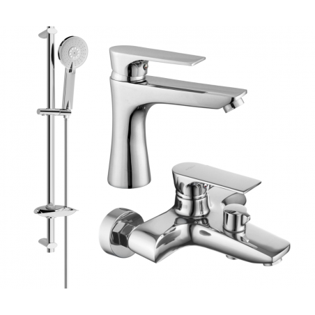 Mexen Axel DB40 conjunto de bañera, cromo - 73803DB40-00