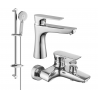 Mexen Axel DB40 vannikomplekt, kroom - 73803DB40-00