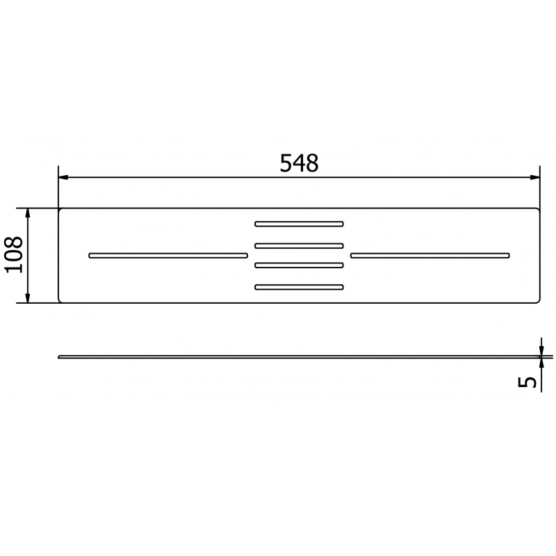 Mexen Toro suihkualtaan peitelevy 100-120 cm, musta - 43910070