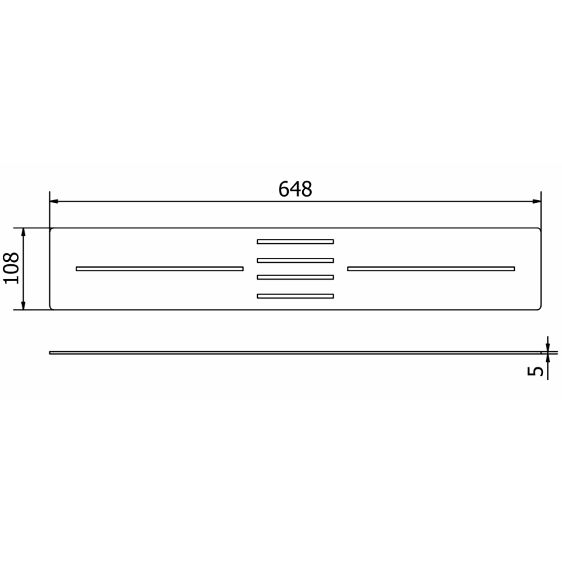 Mexen Toro mascarilla para plato de ducha 130-160 cm, negra - 43920070
