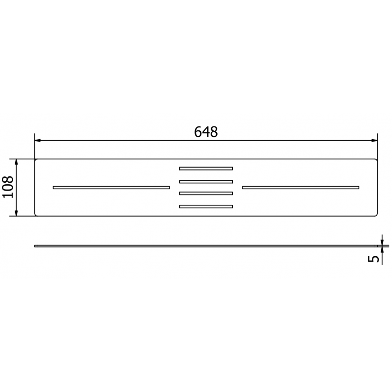 Mexen Toro obloga za tuš kad 130-160 cm, črna - 43920070