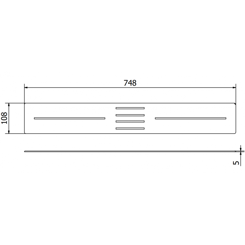 Mexen Toro painel de banheira 170-200 cm, branco - 43930020