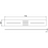 Mexen Toro Duschwannenschürze 170-200 cm, weiß - 43930020