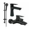 Mexen Axel DB40 conjunto de bañera, negro - 73803DB40-70