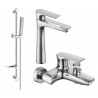 Mexen Axel DF72 Badewannen-Set, Chrom - 73813DF72-00