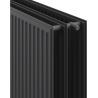 Mexen CH30 Hygiene Heizkörperplatten 300 x 1800 mm, seitliche Anschlüsse, 1570 W, Anthrazit - W430H-030-180-66