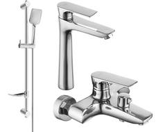 Mexen Axel DF62 Badewannen-Set, Chrom - 73813DF62-00
