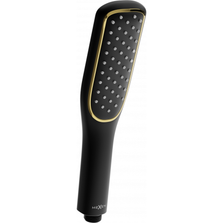 Mexen R-49 Duschhandtak 1-funktional, schwaarz/golden - 79549-75