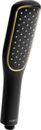 Mexen R-49 duschhandtag 1-funktion, svart/guld - 79549-75