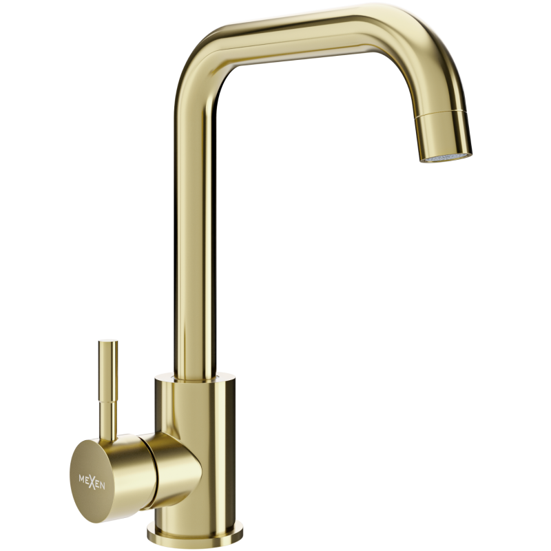 Mexen Modena virtuves jaucējkrāns, zelta matēts - 671900-55