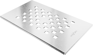 Mexen Hugo afdekking voor douchebak, inox - 42910001