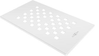 Mexen Hugo panel de ducha, blanco - 42910020