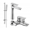 Mexen Axel DB72 vannikomplekt, kroom - 73813DB72-00