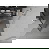 Mexen Kioto vrijstaande douchewand 150 x 200 cm, zwart frame 8 mm, chroom - 800-150-002-01-70