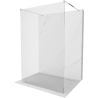 Mexen Kioto vrijstaande douchewand 155 x 200 cm, transparant 8 mm, chroom - 800-155-002-01-00
