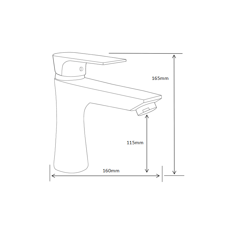 Mexen Axel DB40 kylpyamme setti, musta - 73813DB40-70