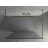 Mexen Kioto pared de ducha independiente 180 x 200 cm, transparente 8 mm, dorado - 800-180-002-50-00