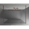 Mexen Kioto eraldiseisev dušisein 115 x 200 cm, läbipaistev 8 mm, roosa kuld - 800-115-002-60-00