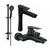 Mexen Axel DB40 ensemble de baignoire, noir - 73813DB40-70