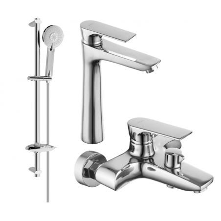 Mexen Axel DB40 Badewannen-Set, Chrom - 73813DB40-00