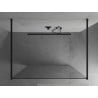Mexen Kioto freistehende Duschwand 145 x 200 cm, transparent 8 mm, schwarz - 800-145-002-70-00