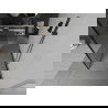 Mexen Kioto vrijstaande douchewand 150 x 200 cm, zwart frame 8 mm, zwart - 800-150-002-70-70