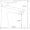 Mexen Axel R72 Badewannen-Set, Chrom - 73803R72-00