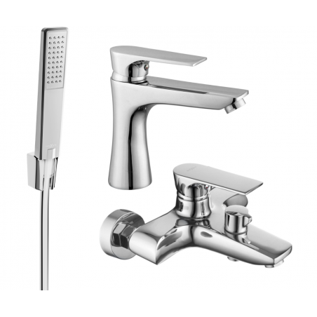 Mexen Axel R72 Badewannen-Set, Chrom - 73803R72-00