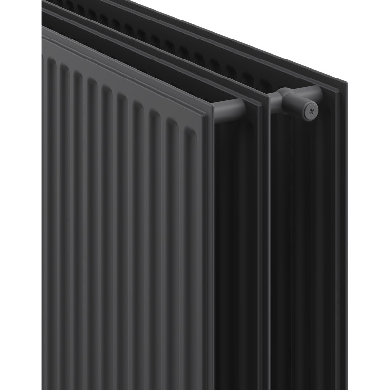 Mexen CH30 Hügieeniline plaatradiaator 400 x 1100 mm, külgühendus, 1206 W, antratsiit - W430H-040-110-66