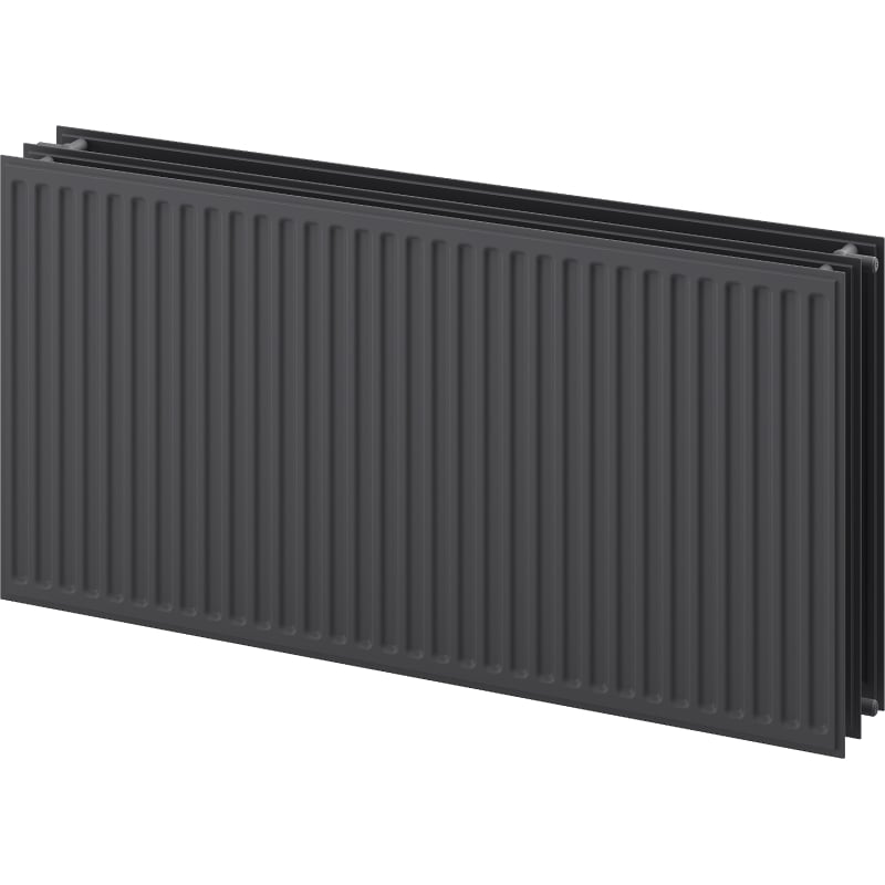 Mexen CH30 Hügieeniline plaatradiaator 400 x 1100 mm, külgühendus, 1206 W, antratsiit - W430H-040-110-66