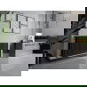 Mexen CH30 Hygiene Heizkörperplatte 400 x 2000 mm, seitliche Anschluss, 2192 W, Anthrazit - W430H-040-200-66