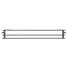 Mexen CH30 Hygiene Plattenheizung 400 x 2800 mm, seitliche Anschluss, 3069 W, Anthrazit - W430H-040-280-66
