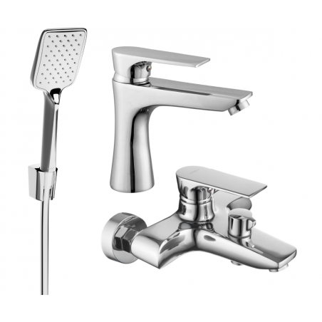 Mexen Axel R62 conjunto para banho, cromado - 73803R62-00