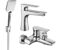 Mexen Axel R62 Badewannensatz, Chrom - 73803R62-00
