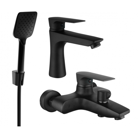 Mexen Axel R62 conjunto de banho, preto - 73803R62-70