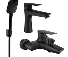 Mexen Axel R62 vannikomplekt, must - 73803R62-70