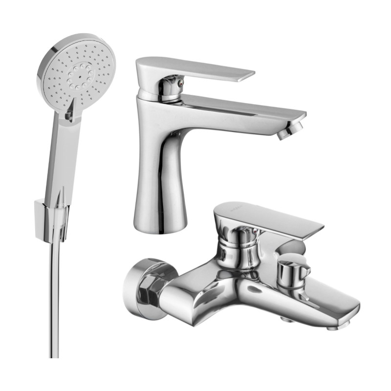 Mexen Axel R40 vannikomplekt, kroom - 73803R40-00