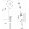 Mexen Axel R40 Wannenset, Chrom - 73803R40-00
