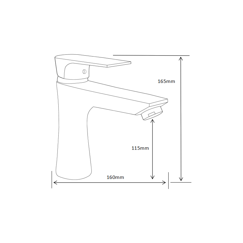 Mexen Axel R40 conjunto de baño, negro - 73803R40-70