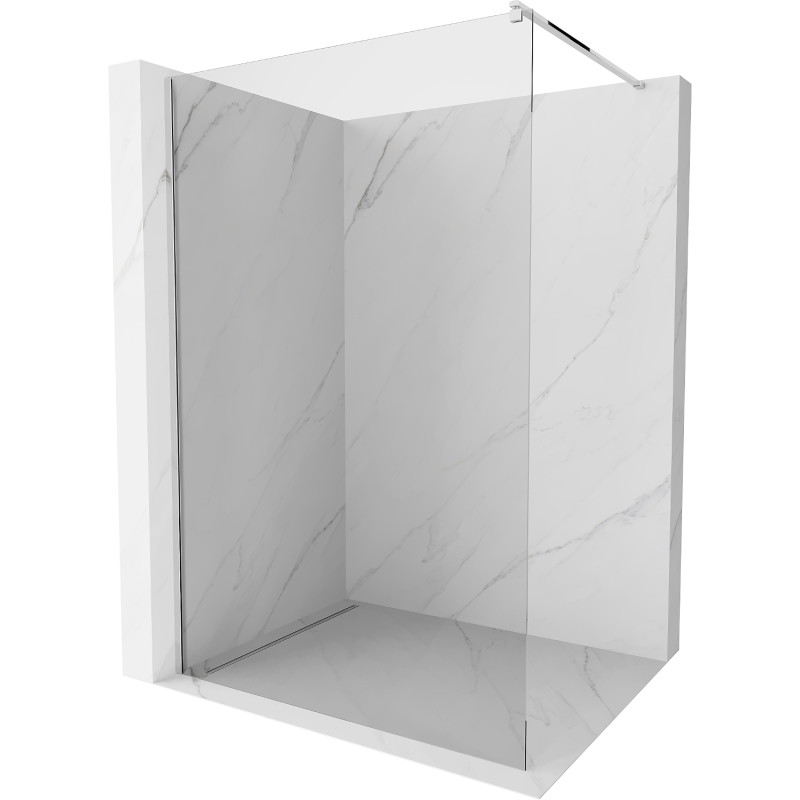 Mexen Kioto dušisein Walk-in 125 x 200 cm, läbipaistev 8 mm, kroom - 800-125-101-01-00