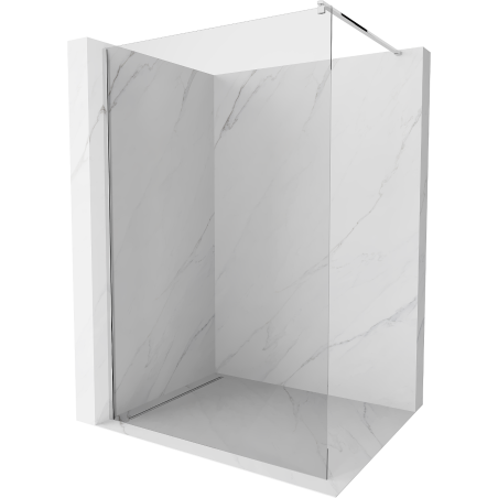 Mexen Kioto Duschwand Walk-in 145 x 200 cm, transparent 8 mm, Chrom - 800-145-101-01-00