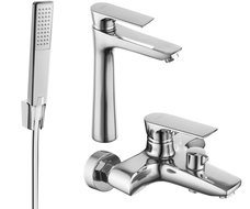 Mexen Axel R72 vannikomplekt, kroom - 73813R72-00