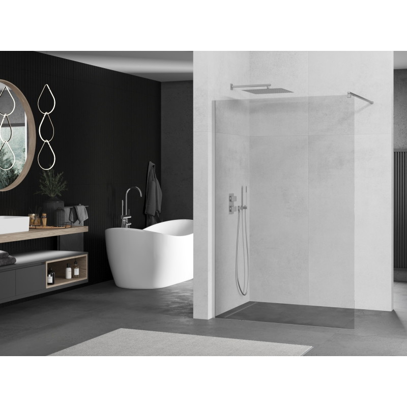 Mexen Kioto dušisein Walk-in 180 x 200 cm, läbipaistev 8 mm, kroom - 800-180-101-01-00