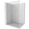 Mexen Kioto douchewand Walk-in 75 x 200 cm, transparant 8 mm, wit - 800-075-101-20-00