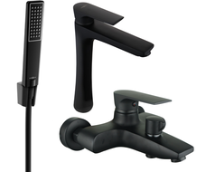 Mexen Axel R72 set da bagno, nero - 73813R72-70