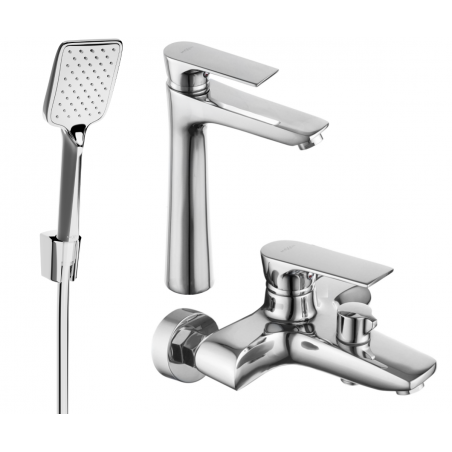 Mexen Axel R62 set da bagno, cromo - 73813R62-00