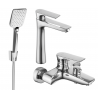 Mexen Axel R62 vannikomplekt, kroom - 73813R62-00