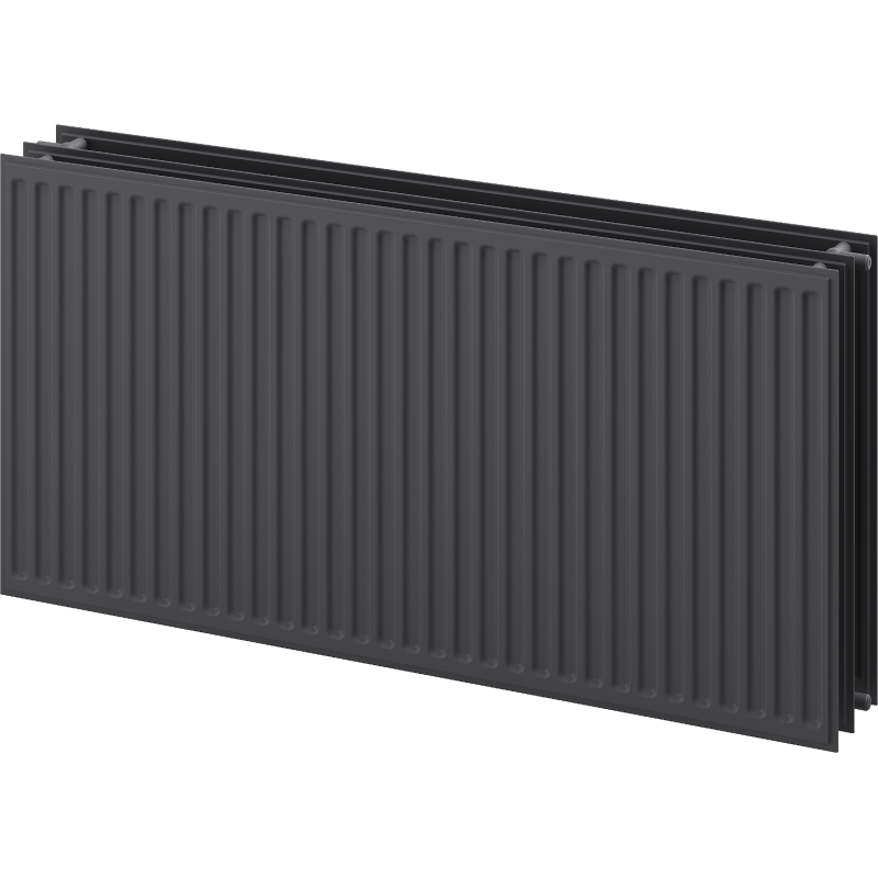 Mexen CH30 Hygiene Heizkörperplatten 900 x 1800 mm, seitlicher Anschluss, 3716 W, anthrazit - W430H-090-180-66