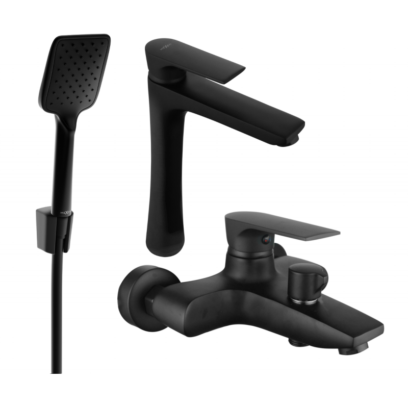 Mexen Axel R62 ensemble de bain, noir - 73813R62-70